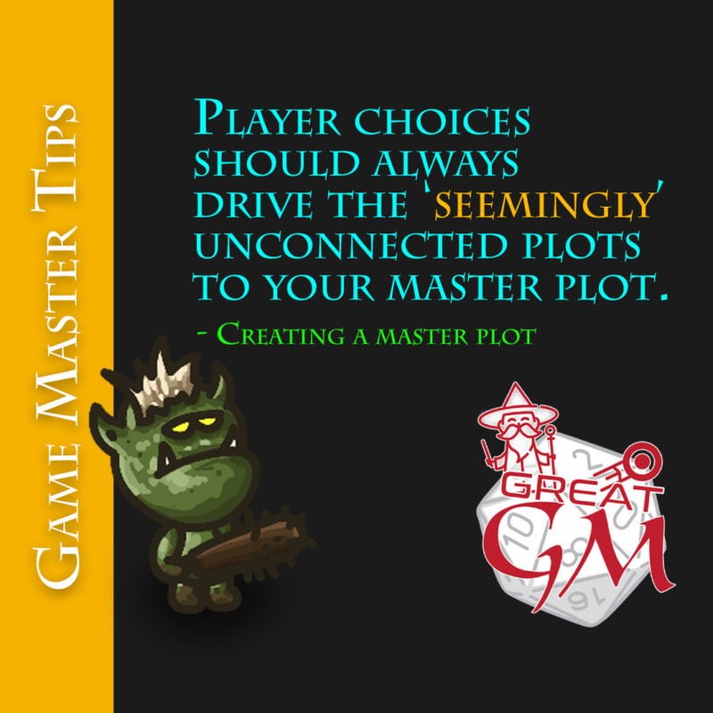 Great GM - Creating plot twist ideas on the fly - RPG Storytelling GM Tips