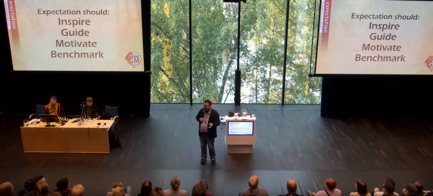 how to dm and storytelling at Tracon 2018 in finland