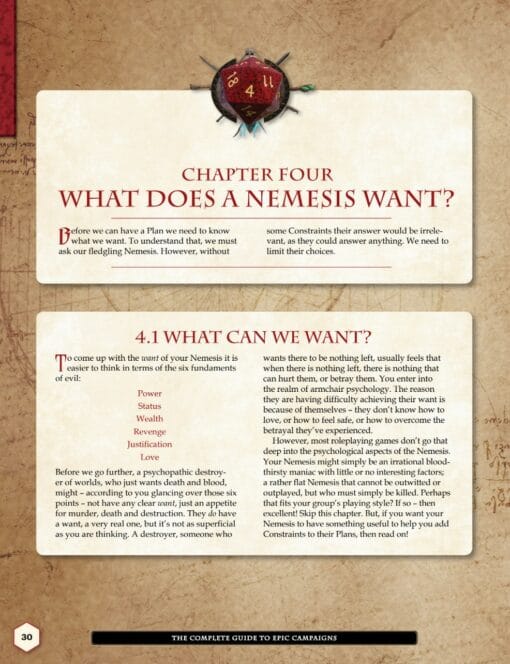 the complete guide to creating epic campaigns snippet from the book