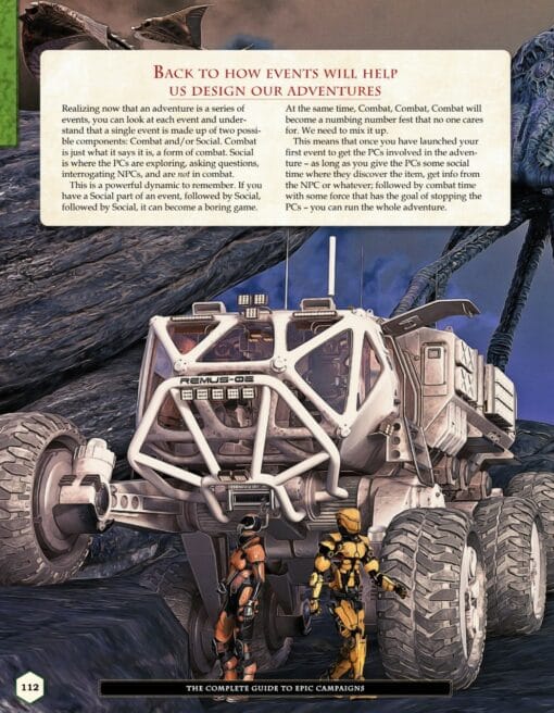 the complete guide to creating epic campaigns snippet from the book