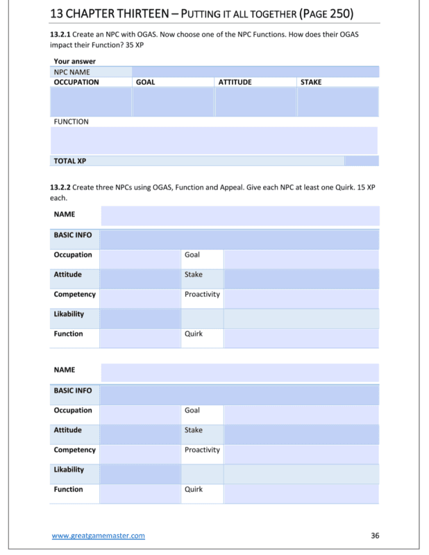 The Practical Guide to Becoming a Great GM - Companion Pack Addon - How ...