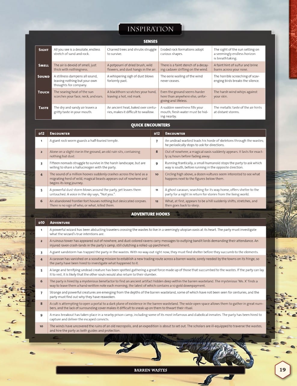 the creators guide to epic locations snippet from the book