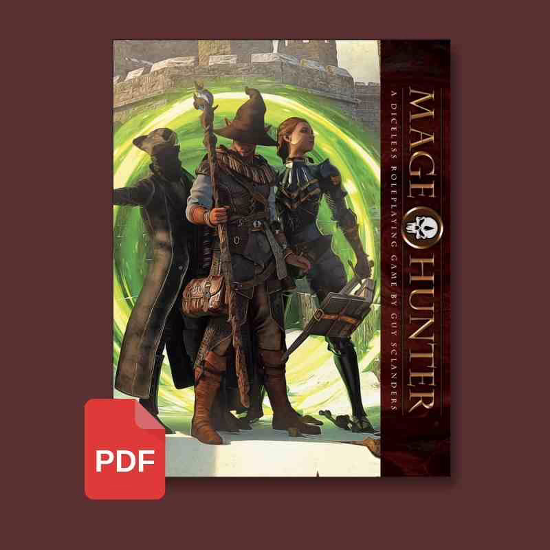 Mage Hunter PDF Book diceless rpg