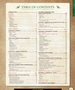 The practical guide to becoming a great player table of contents for the book